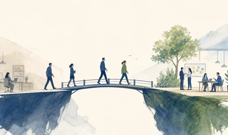 Illustration d’une organisation accompagnée dans sa transformation